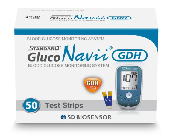 Тест-смужки STANDARD Gluconavii GDH для глюкометра. 50 штук